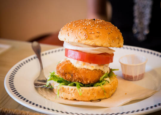 Kaori's fish burger