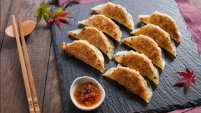 Chicken Mushroom Gyoza recipe
