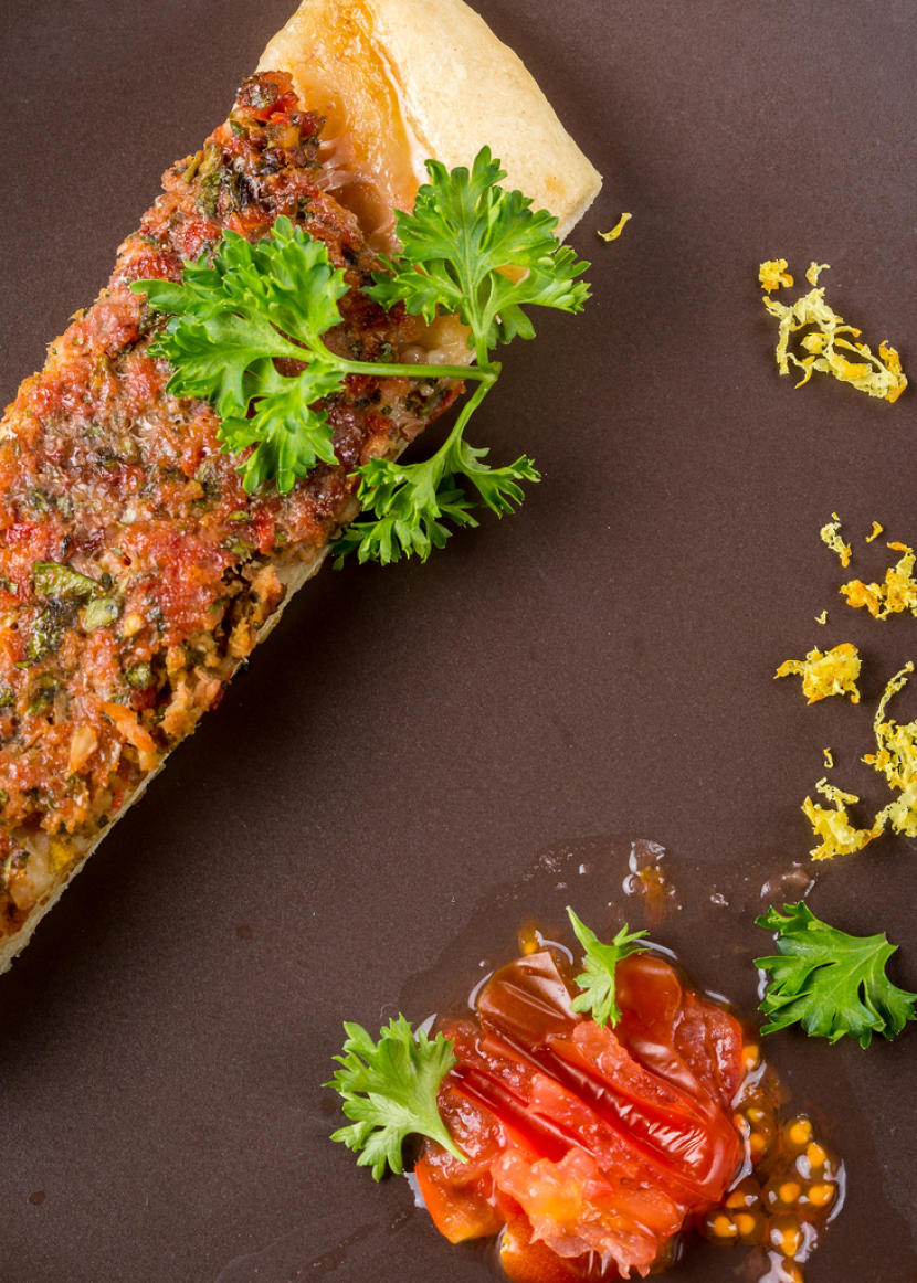 Lahmajoon (Armenian pizza)
