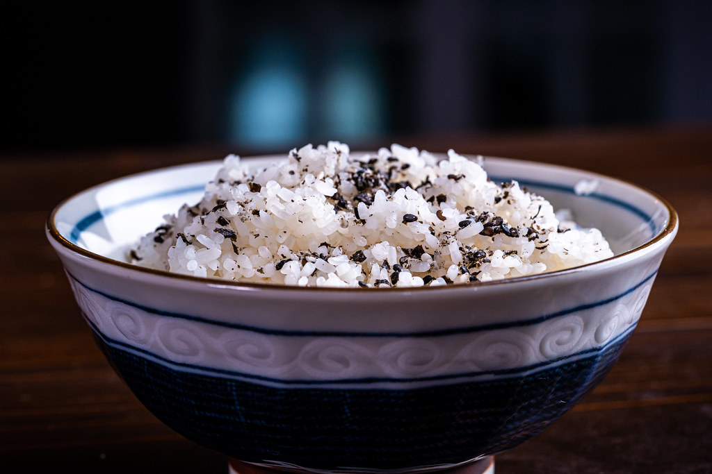 Furikake nori over rice