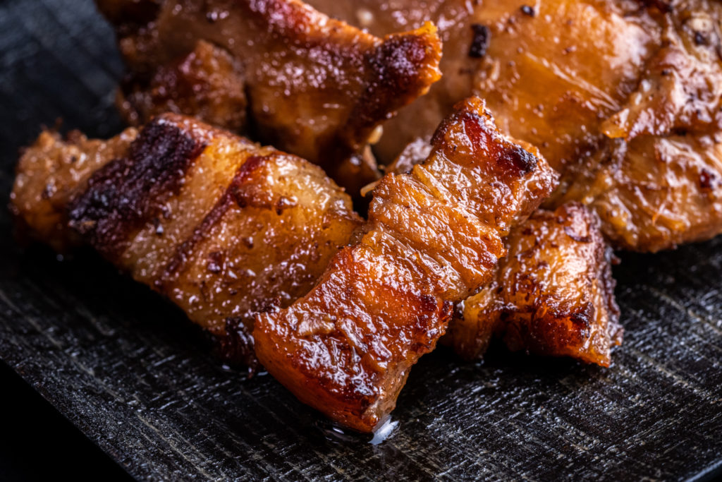 chicken and pork belly adobo