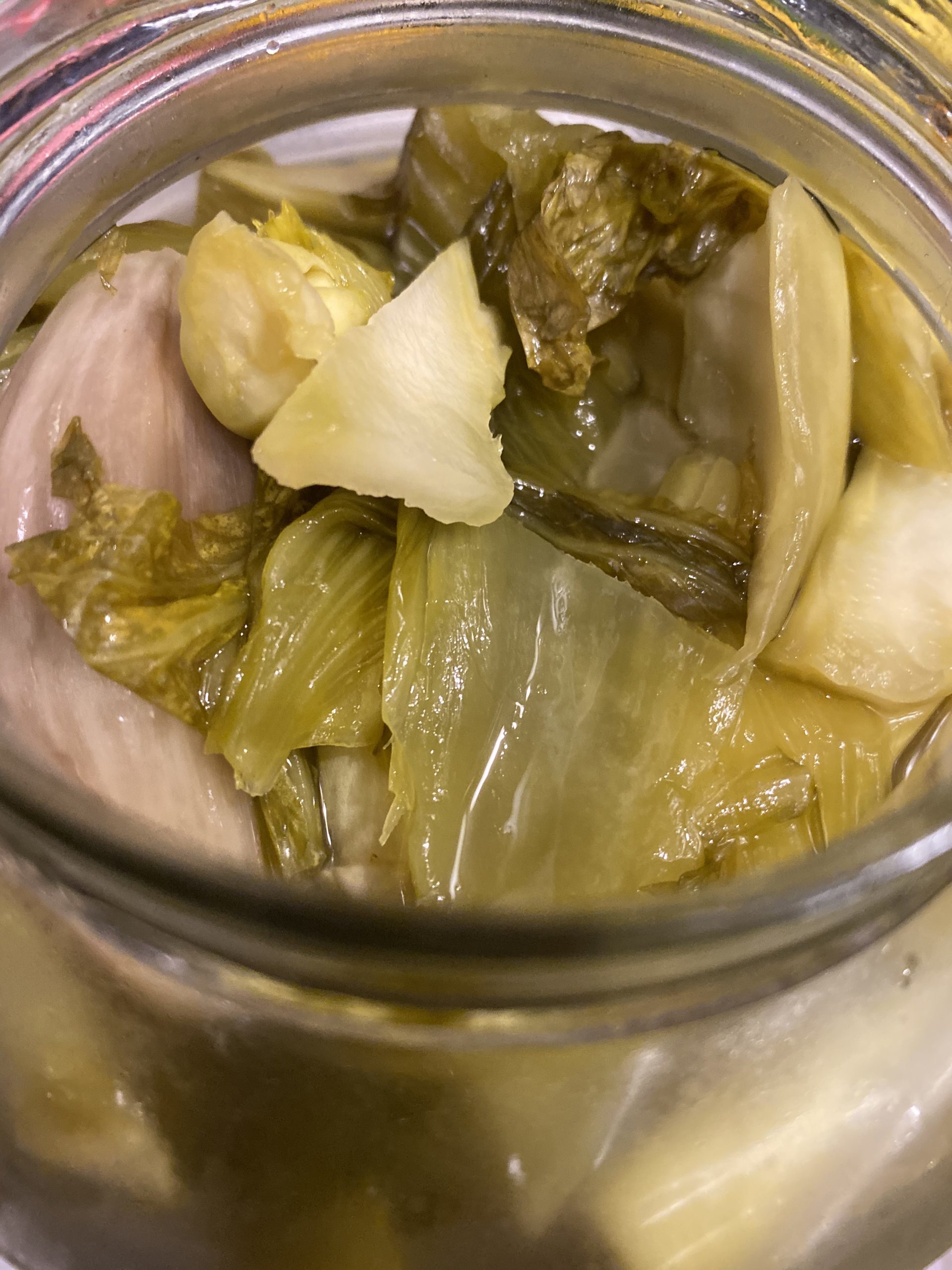 pickled mustard greens