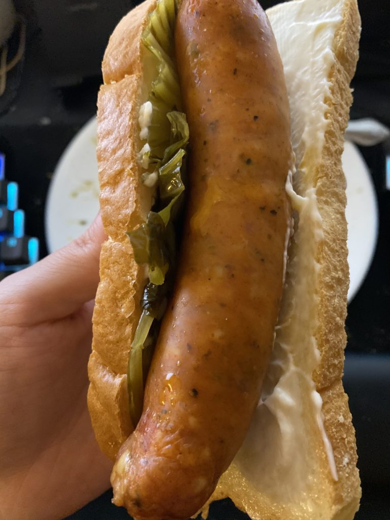 sausage sandwich