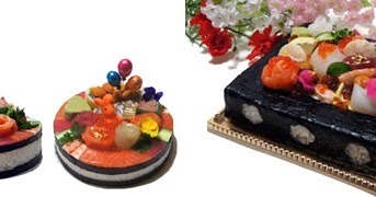 Web shop of Sushi cake