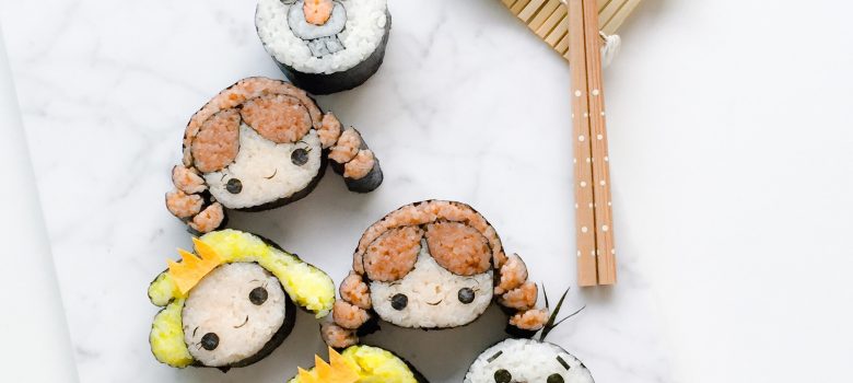 Tsum Tsum Sushi Roll - Little Miss Bento