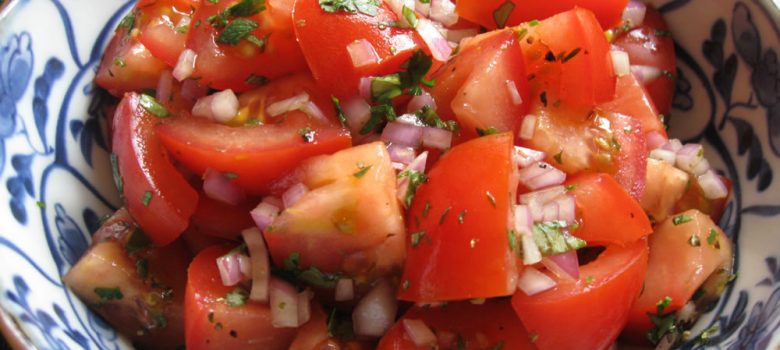 Helen's Tomato Salad | Hiroko's Recipes