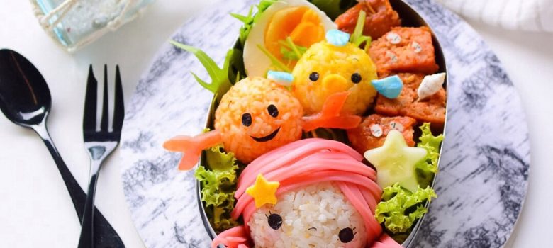 Little Mermaid Tsum Tsum Bento