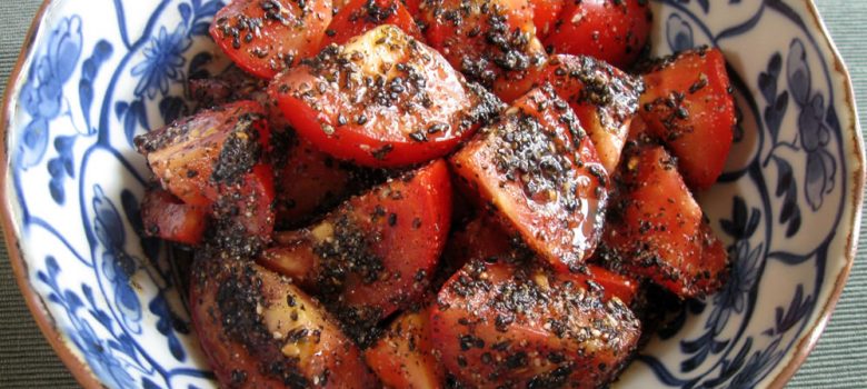 Goma-ae Tomatoes | Hiroko's Recipes