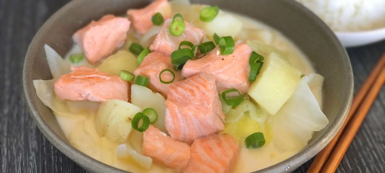 Milky Japanese Salmon Hot Pot
