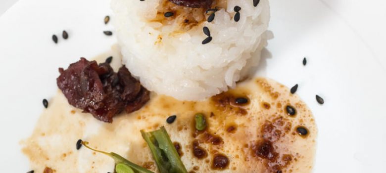 asian-style green beans with bacon
