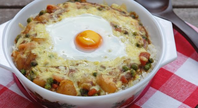 Bohnenhase Bento: Yaki Karē / 焼きカレー