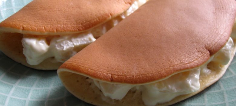 Pancakes with Pineapple & Cream Cheese Filling