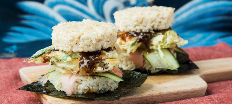 Vegan Tempura Sushi Burger | Asian Inspirations