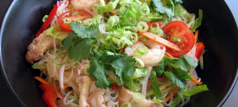 Harusame Salad with Thai Dressing – Hiroko's Recipes