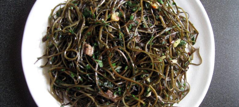 Garlic Anchovy 'Kombu' | Hiroko's Recipes