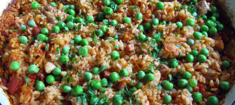 Chicken & Chorizo Baked Rice