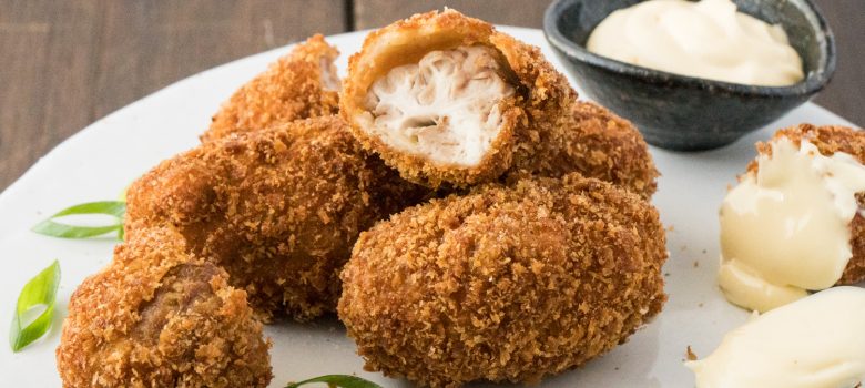 Panko Lamb Brains with Yuzu Mayo