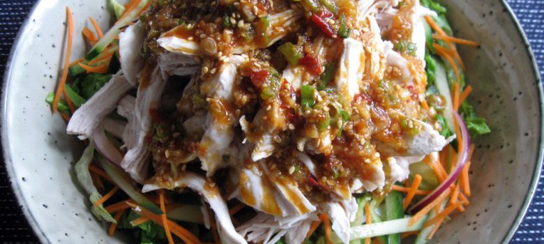 Chicken Salad With Spicy Sauce