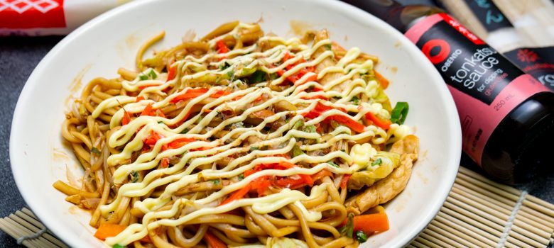 Chicken Yaki Udon (Fried Udon with Chicken)