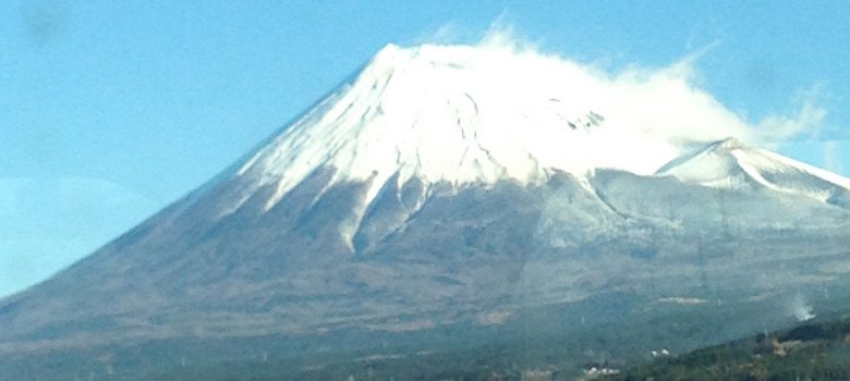 Mt. Fuji from the Tokaido Shinkansen