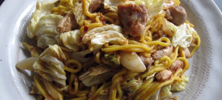 Yakisoba With Sesame Miso Sauce – Hiroko's Recipes