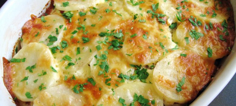 Hungarian Salami, Boiled Eggs & Potato Sour Cream Bake – Hiroko's Recipes