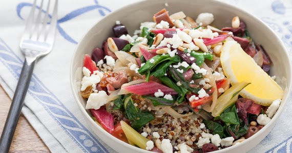 Ligurian Chard with Pine Nuts & Feta