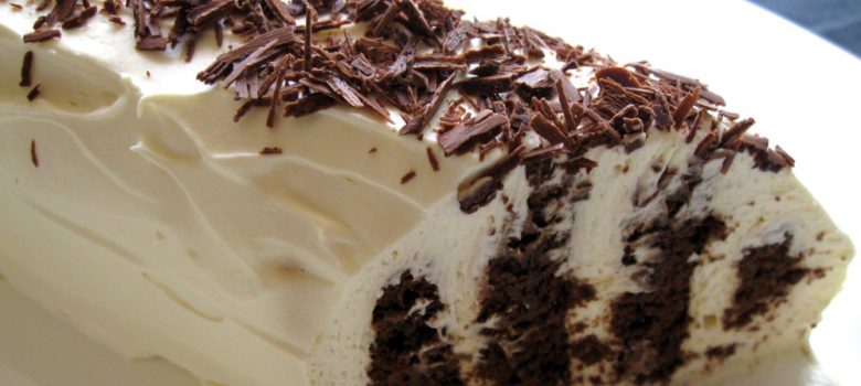 Choc Ripple Log Cake – Hiroko's Recipes