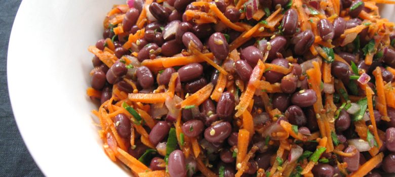 Azuki & Carrot Salad – Hiroko's Recipes