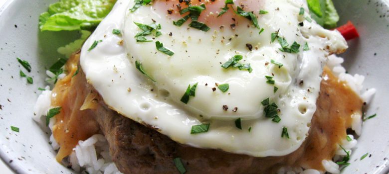 ‘Loco Moco’ Hamburger Rice Bowl – Hiroko's Recipes