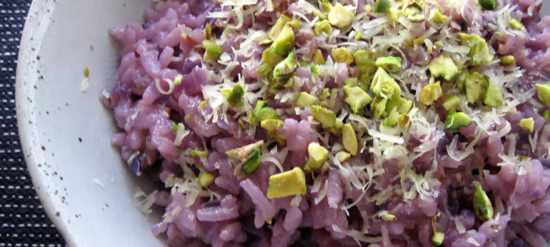 Red Cabbage Sloppy Rice – Hiroko's Recipes