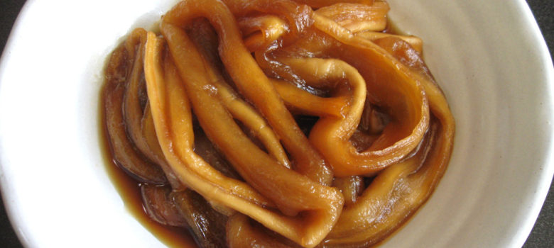 Simmered Kanpyō (Kampyō) – Hiroko's Recipes