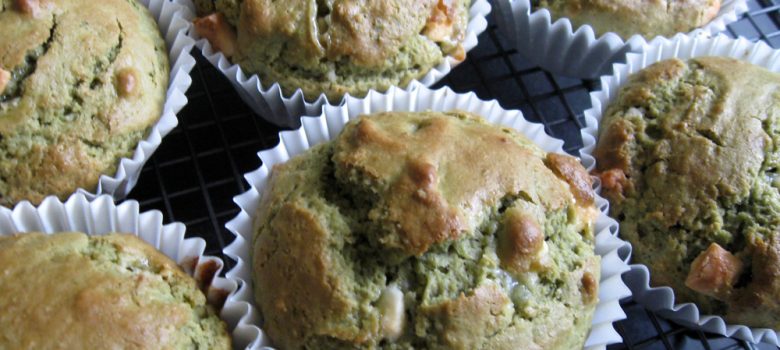Matcha & White Chocolate Muffins – Hiroko's Recipes
