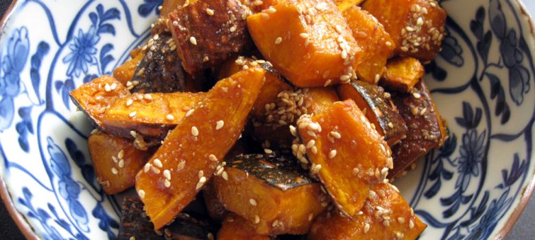 Pumpkin ‘Goma-ae’ – Hiroko's Recipes