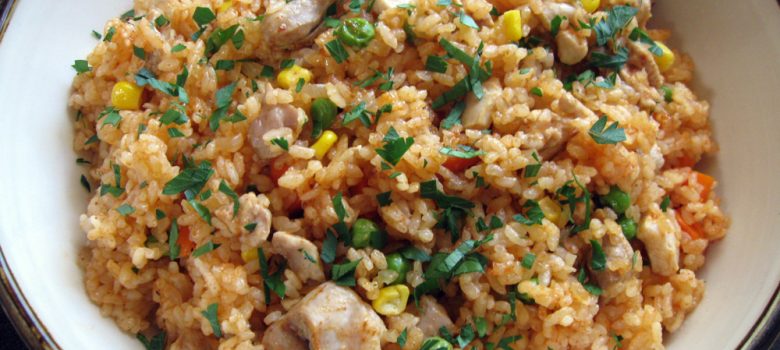 Chicken Ketchup Rice – Hiroko's Recipes