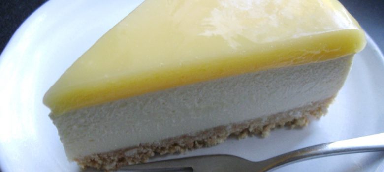 No-bake Cheesecake with Lemon Curd Topping – Hiroko's Recipes