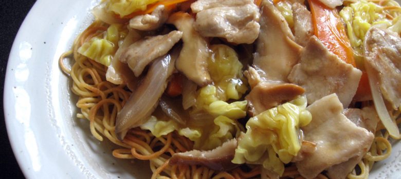 Crispy Instant Ramen with Stir-fry – Hiroko's Recipes