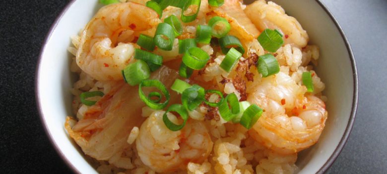 Prawns & Kimchi Takikomigohan – Hiroko's Recipes