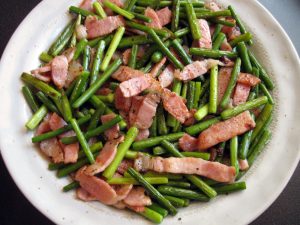 Bacon & Garlic Shoots – Hiroko's Recipes