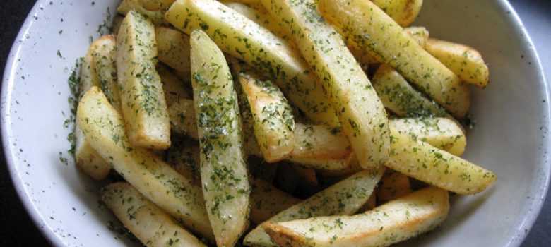 Aonori & Salt Potato – Hiroko's Recipes