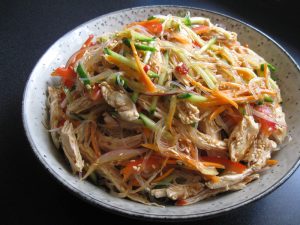 Spicy Chicken & Harusame Salad – Hiroko's Recipes