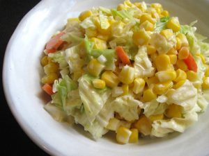 Sweet Corn Coleslaw – Hiroko's Recipes