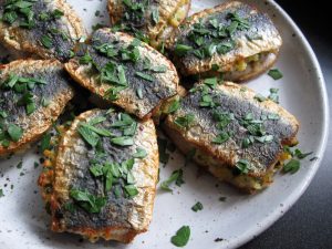 Pan-fried Stuffed Sardines – Hiroko's Recipes