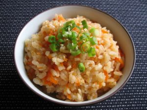 Carrot Takikomigohan – Hiroko's Recipes