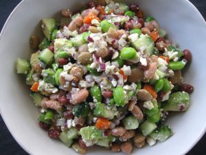 Powder Mixed Beans Salad – Hiroko's Recipes