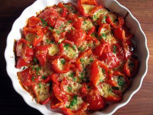 Baked Red Capsicum – Hiroko's Recipes