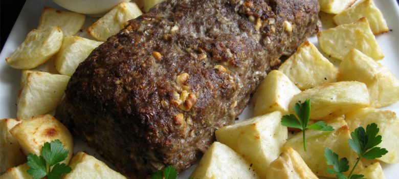 Lamb Meatloaf with Roast Potatoes – Hiroko's Recipes