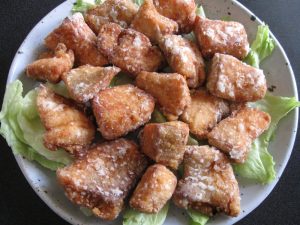 Salmon ‘Tatsuta-agé’ – Hiroko's Recipes