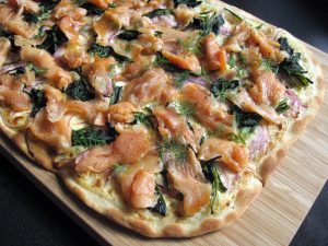 Smoked Salmon Flammkuchen – Hiroko's Recipes