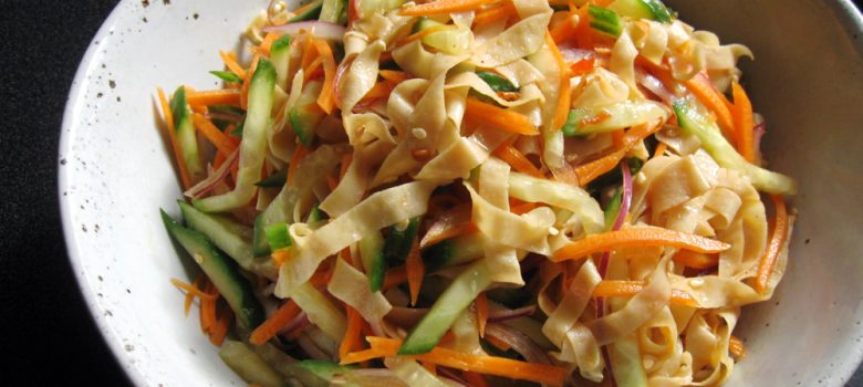 Tofu Skin Salad – Hiroko's Recipes